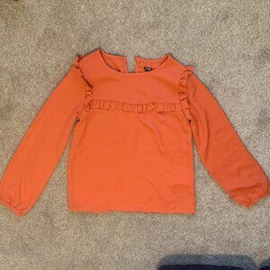 KIABI Orange long sleeve shirt size US 12